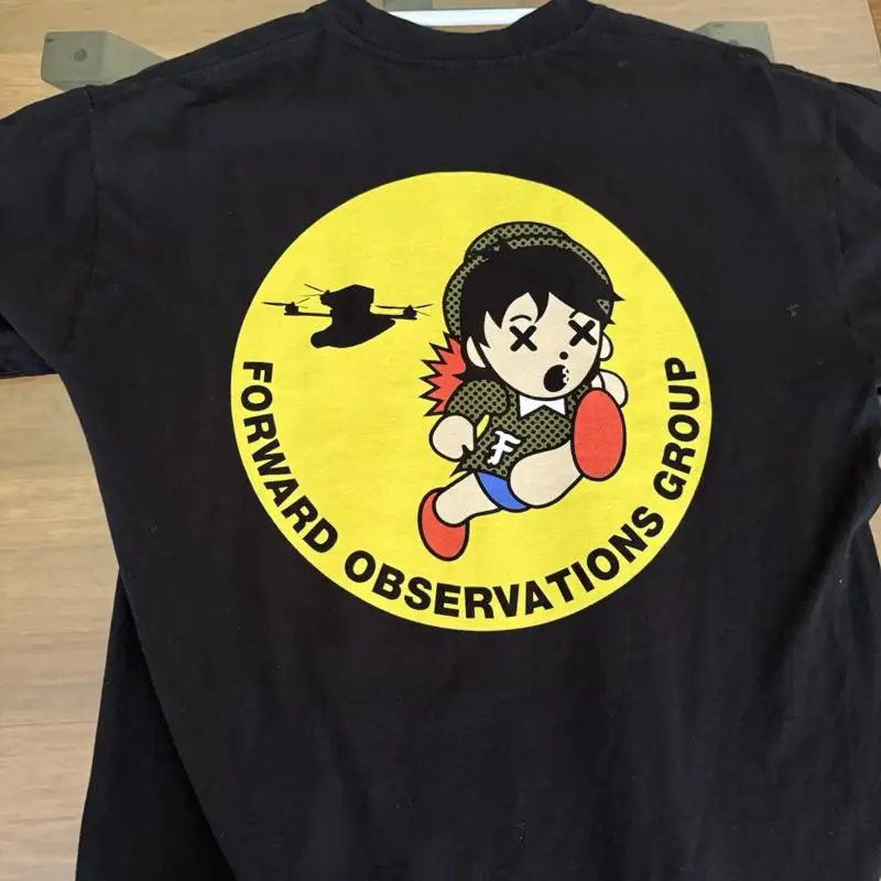 FOG FORWARD OBSERVATIONS GROUP RUN DRONE SS SHIRT NEW MEDIUM BLACK