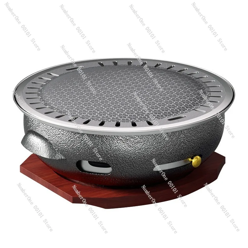 

Commercial Cast Iron Charcoal Grill Japanese Style Barbecue Rack Household BBQ Stove Outdoor Barbecue Grill