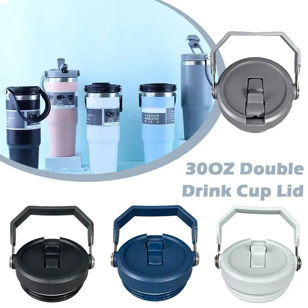 Sealing Bottle Cover For Stanley Iceflow 30 Oz Splash Spill Proof Plain Metal Lids Thermos Tumbler Cover Thermo Bottle Lids