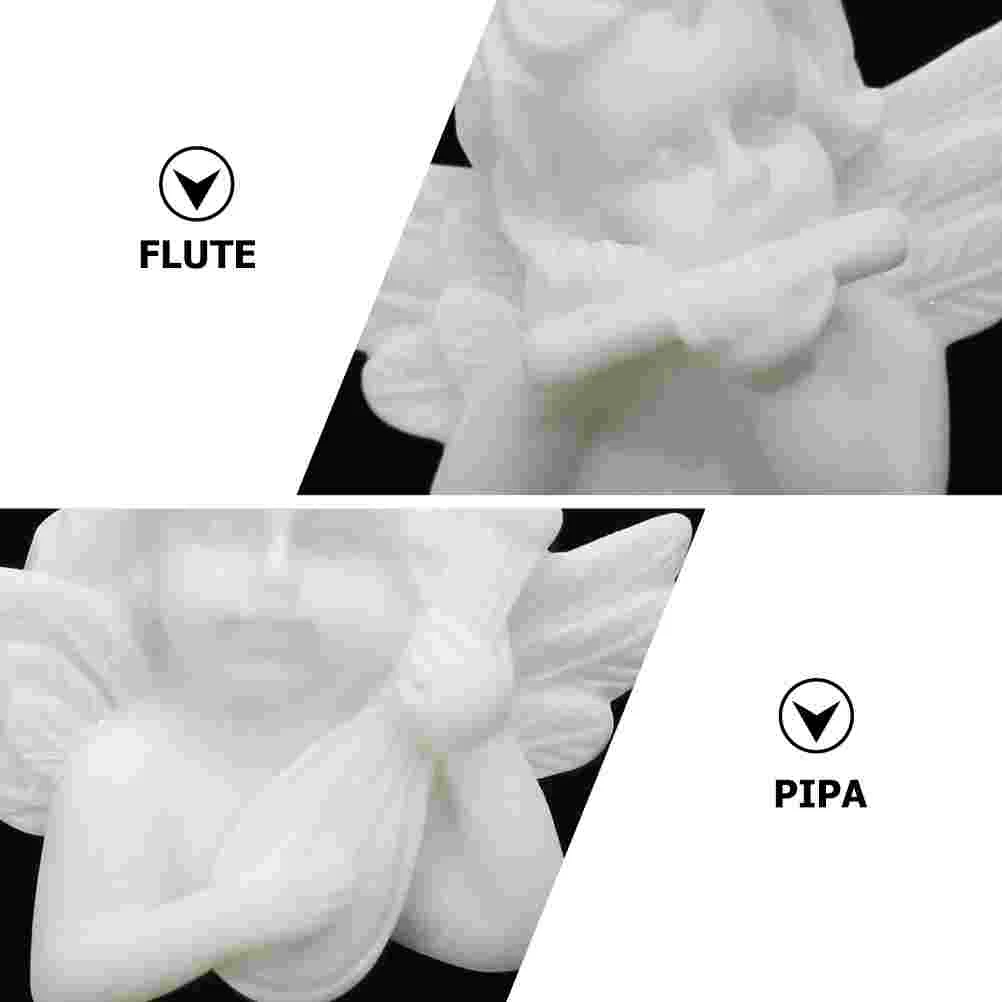 20 Pcs Resin Material Angel Miniatures Figurines Decorate Jewelry Parts DIY Making Materials