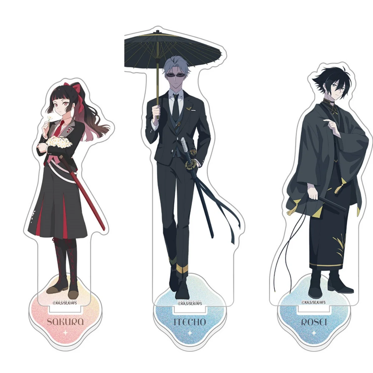 15CM Agents of the Four Seasons: Dance of Spring Keychain Cosplay Charm Tekens Ornament Accesorios Goederen Collectie Geschenken