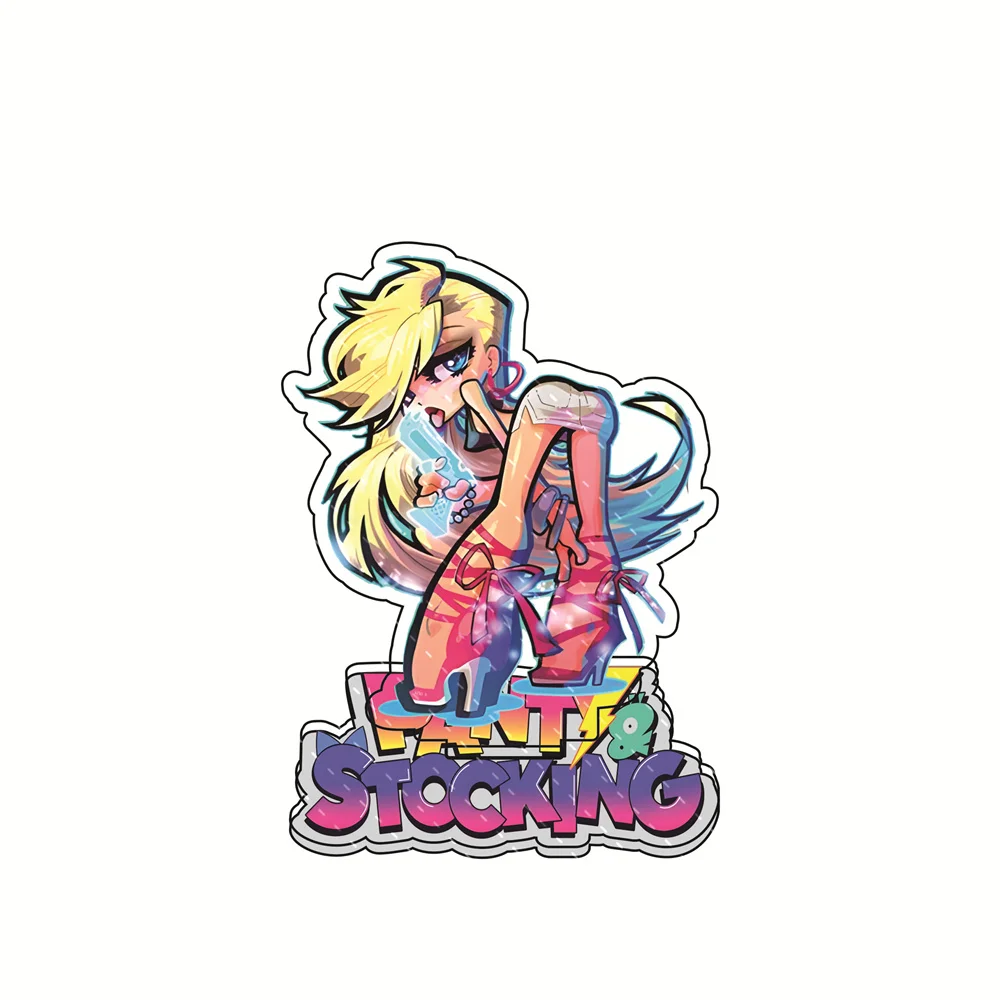 Anime Panty&Stocking 10cm Acrylic Stand Panty Stocking Tabletop Decorations Accessories Decor Gifts Exquisite Products