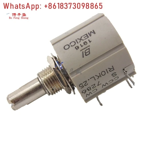 Precision Multi-turn Potentiometer CCW CW S 7286 R1K 2K 5K 10K 2W Power 10 turns