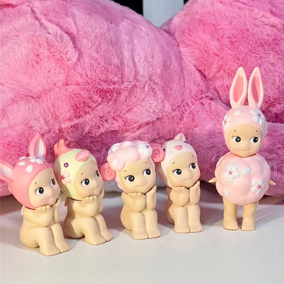 Sエンジェルヒッパーズシリーズ ミニフィギュア 桜シリーズ 動物シリーズ 座りシリーズ ブラインドボックス ミステリーボックス