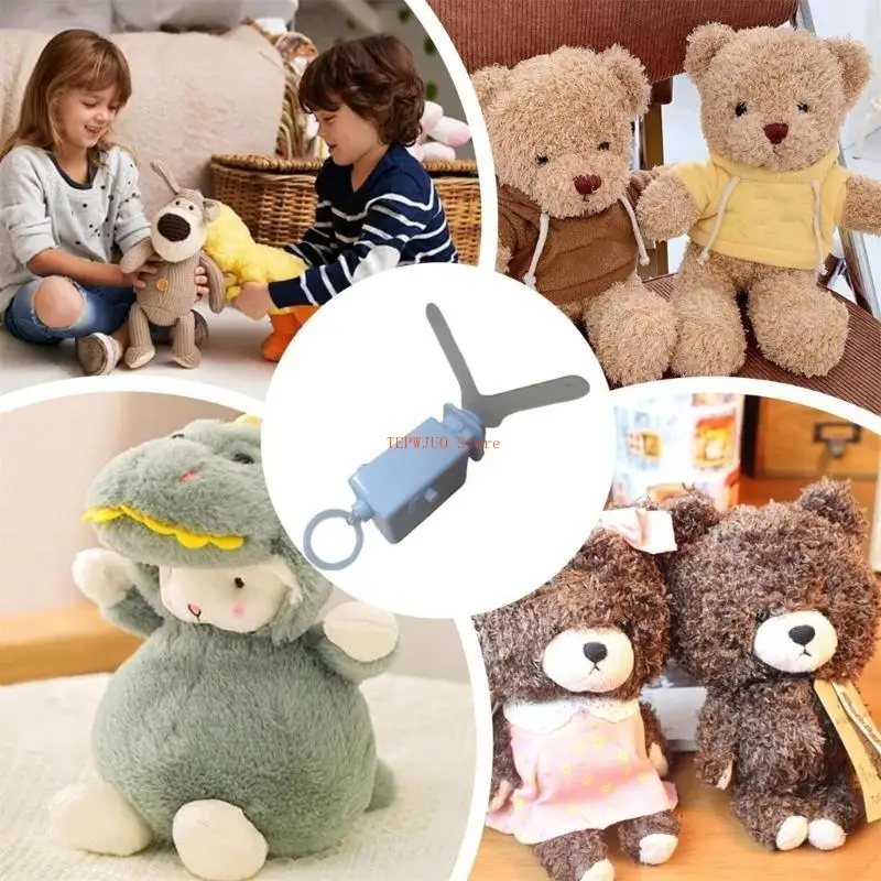 

U50F Pullstring Plush Toy Wing Mechanism Craft Plush Toy Replaceable Vibration Motor