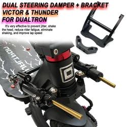 For Dualtron Victor Luxury Thunder II Scooter Damper Assembly Anti-vibration 2PCS Dual Directional Steering Damper Kit