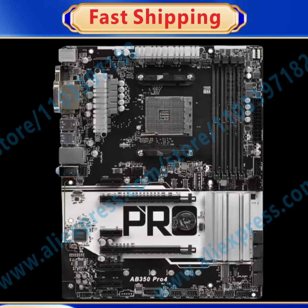 AB350 Pro4 AB350 Pro4 Motherboard AMD B350 AM4 4×DDR4 64GB PCI-E 3.0 2×M.2 6×SATA III