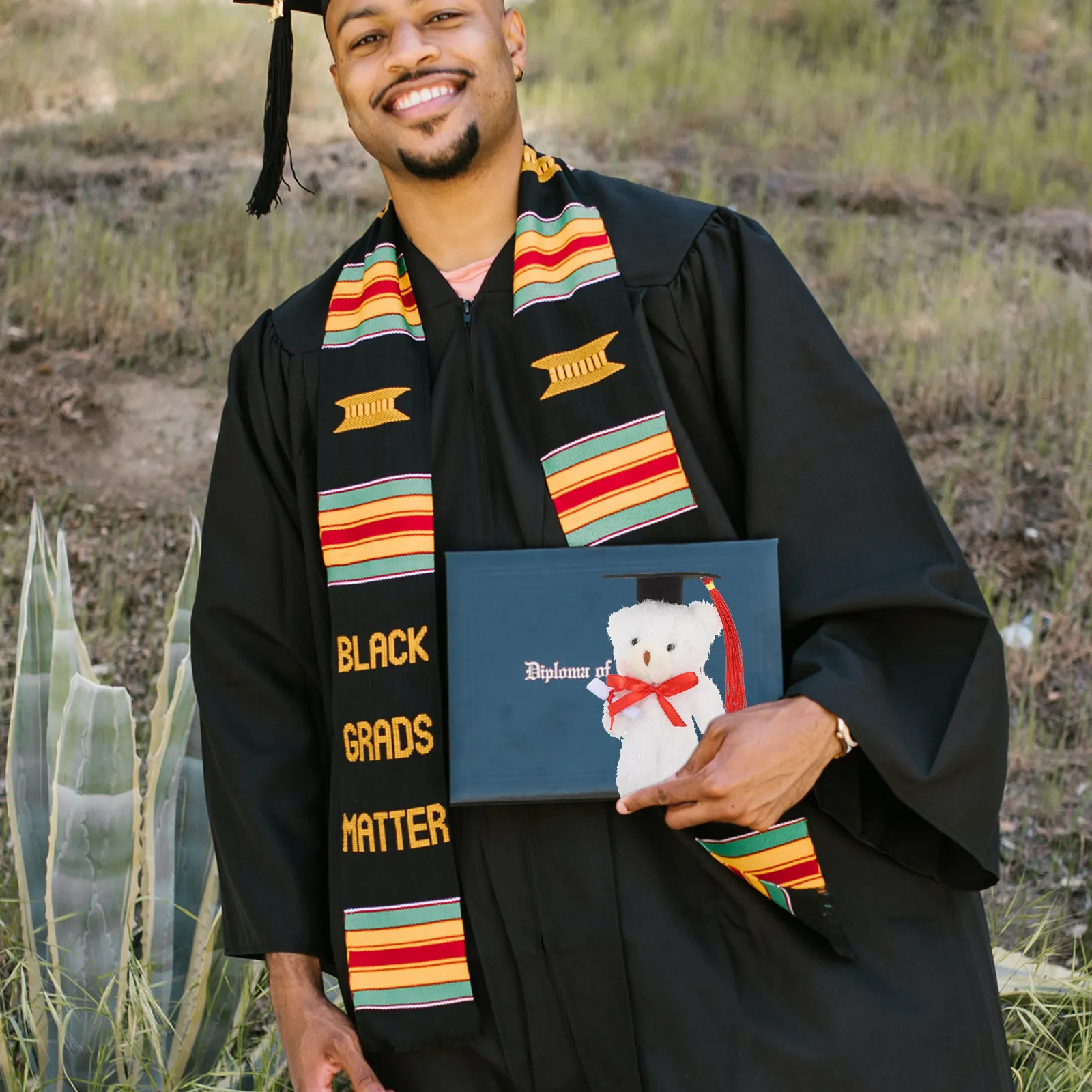 

Мини-медведь-выпускник в белой шапочке, милый плюшевый медведь для выпускного вечера, сувенир для выпускников 2025 года, букет цветов с медведем