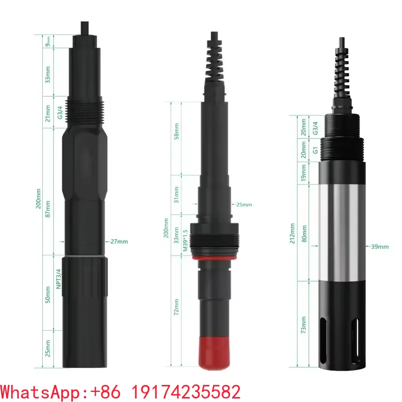 RS485 Sodium Ion Sensor Na+ Probe 4-20mA Industrial Water Quality Analyzer Smart Ion Selective Electrode For Water Treatment