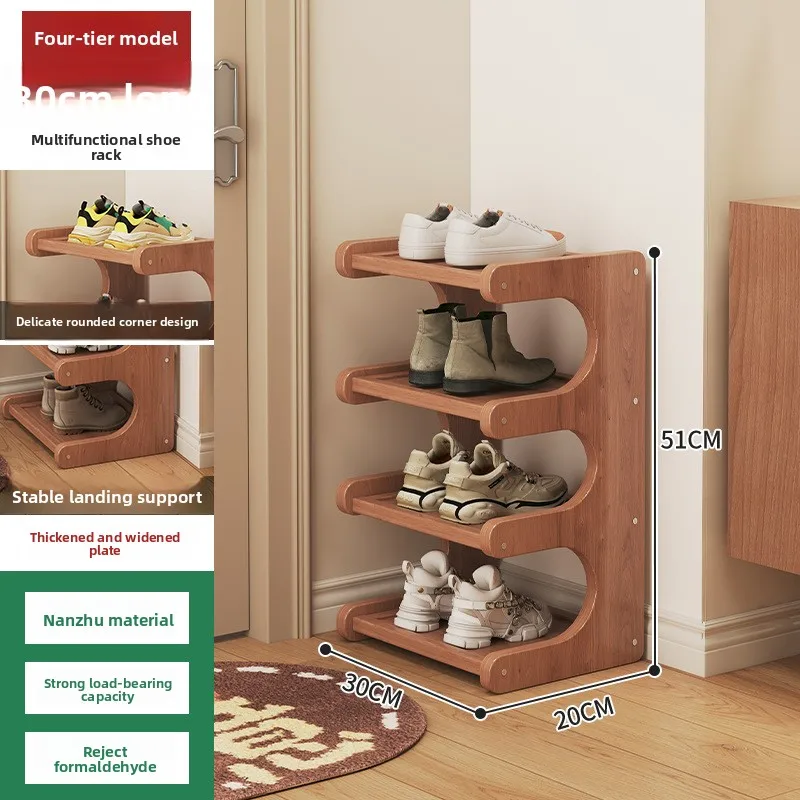 

Space-Saving Narrow Shoe Rack Multi-Layer Corner Storage Shelf Home Entryway Shoe Organizer