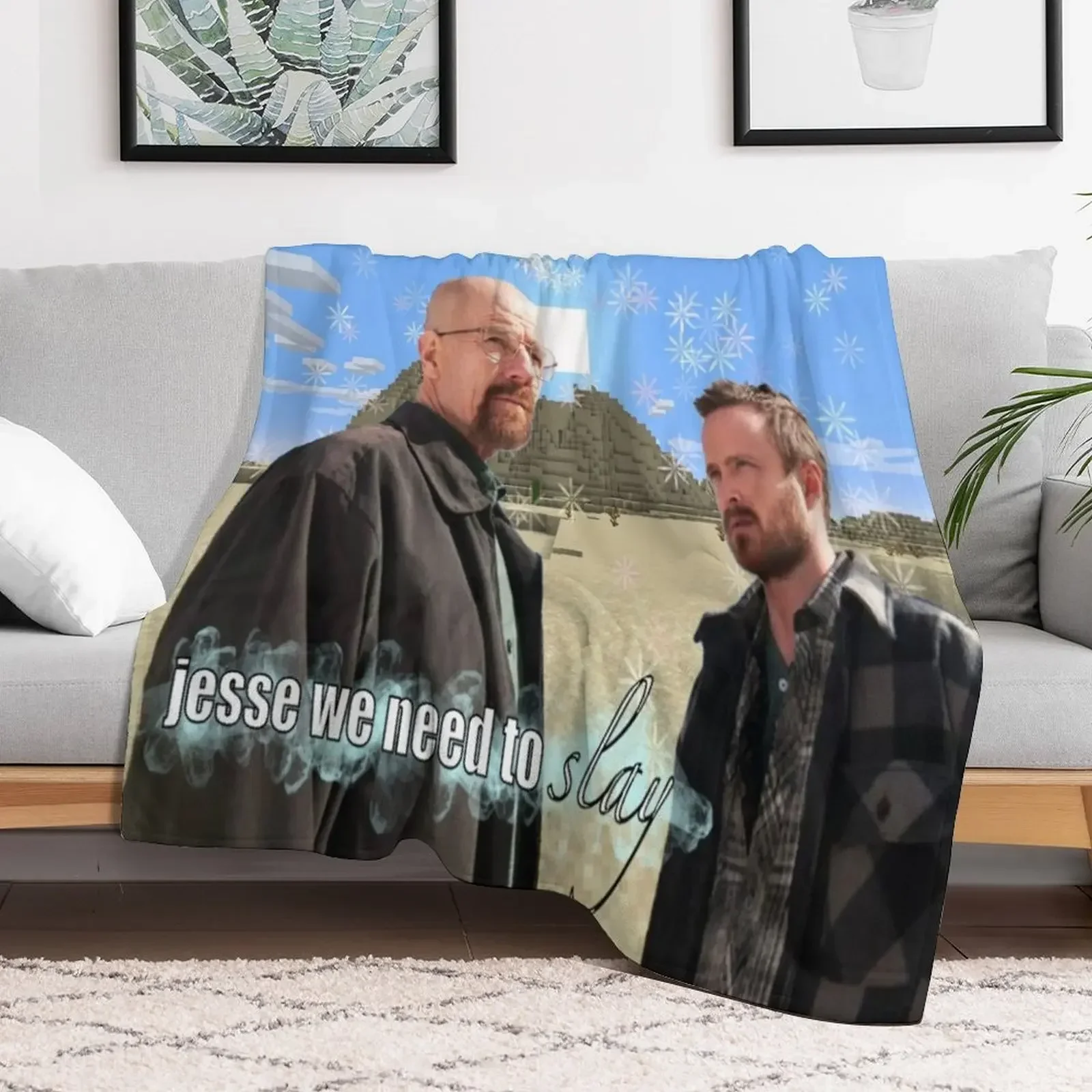 jesse we need to slay breaking bad Throw Blanket valentine gift ideas Blankets For Baby Blankets