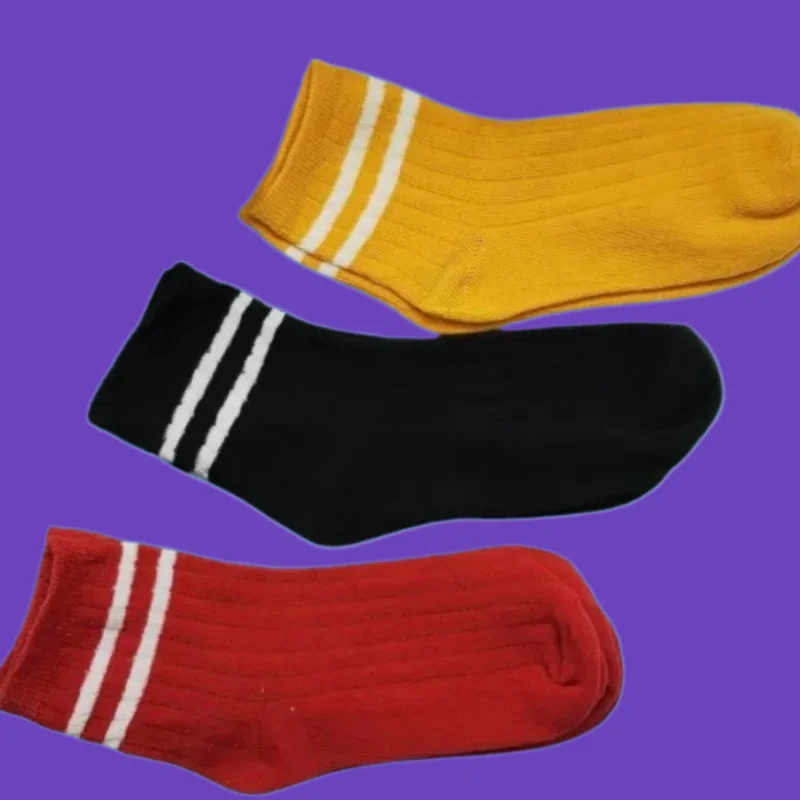 5/10 Pairs Fashion Short Socks Men's and Women's Striped Letter Socks Breathable Trendy Casual Socks New Factory 2024 New Socks