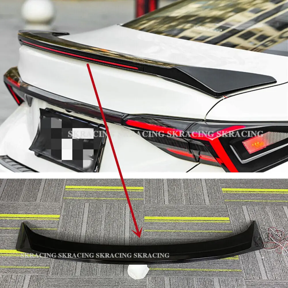 Fits Toyota Avalon 2019-2022 Dynamic LED streamer tail Trunk Spoiler Wing Trim Car Accessories Body Kit