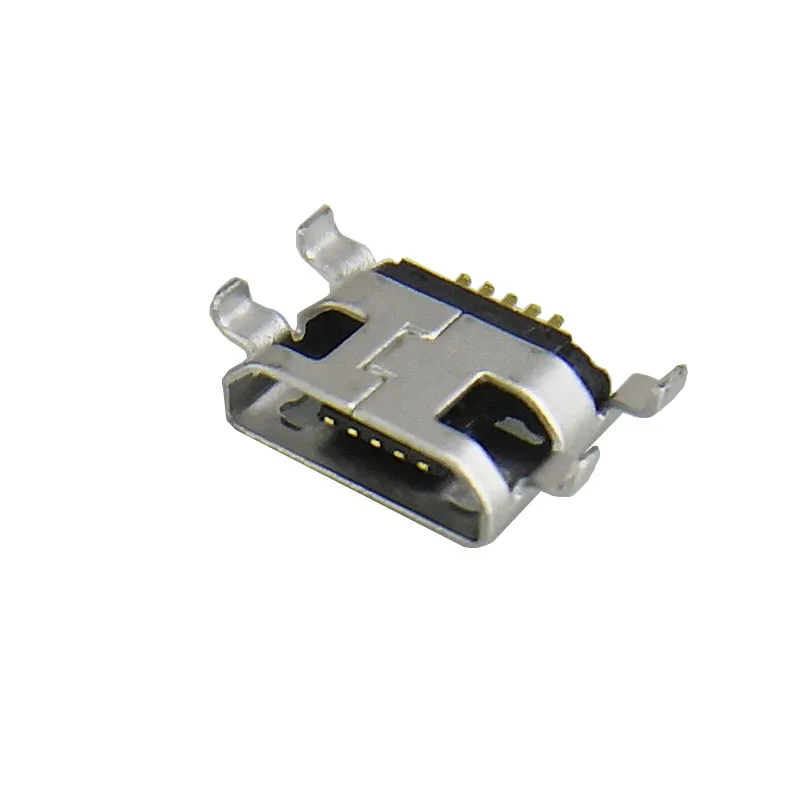 1500 piece micro 5pin DIP Type B USB Female SMT Connectors Flat Port Jack Tail Sockect Plug Terminals For Huawei