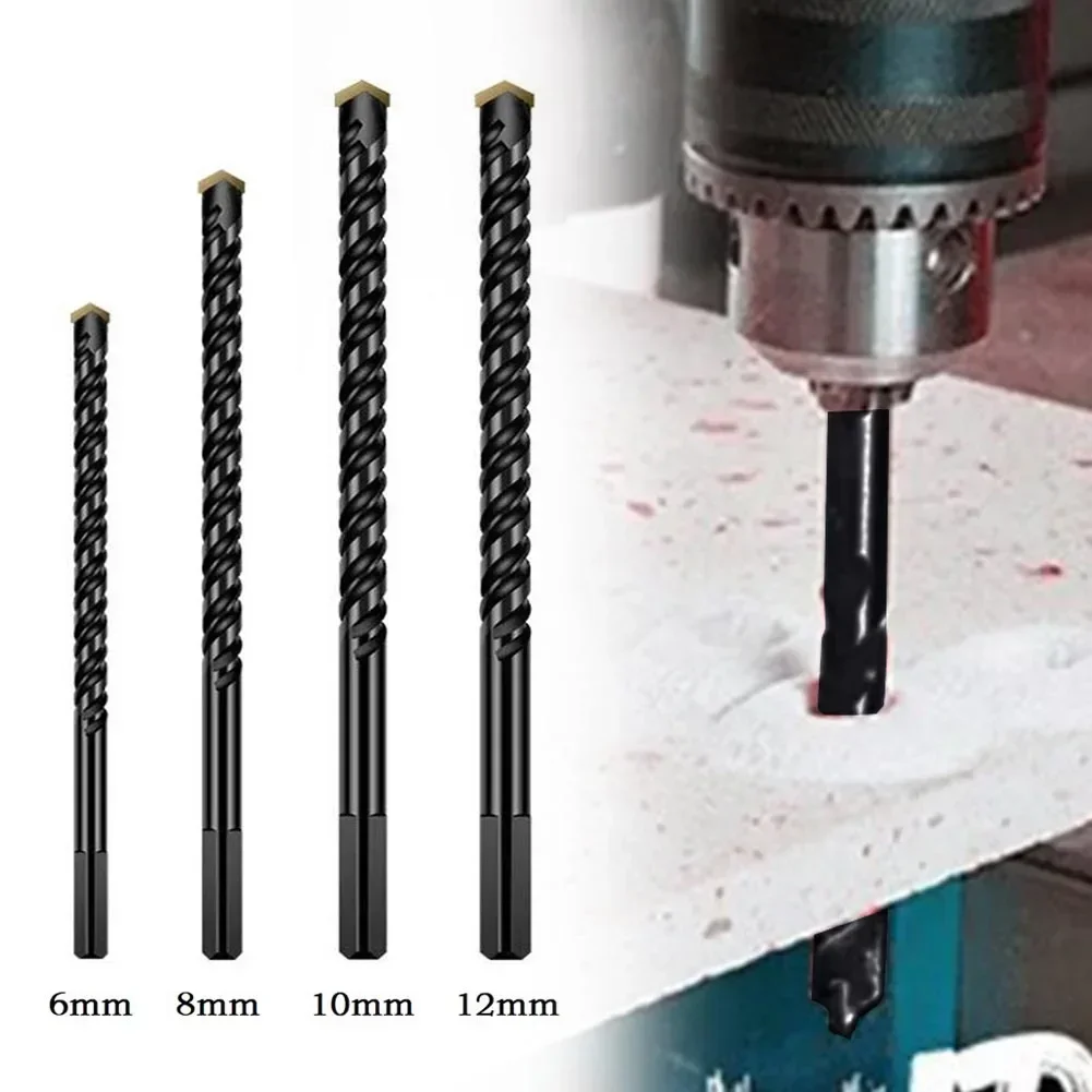 1PC 6/8/10/12mm Tile Bits Glass Ceramic Concrete Wood Plastic Hole Saw Alloy Multi-function Triangle Drill Bit