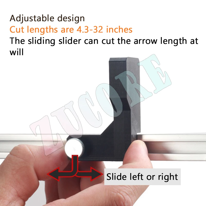 전기 화살표 샤프트 커터 미니 컷오프 톱 트리머 4.3 ~ 32 인치 절단 길이 탄소 섬유 및 섬유 절단 도구