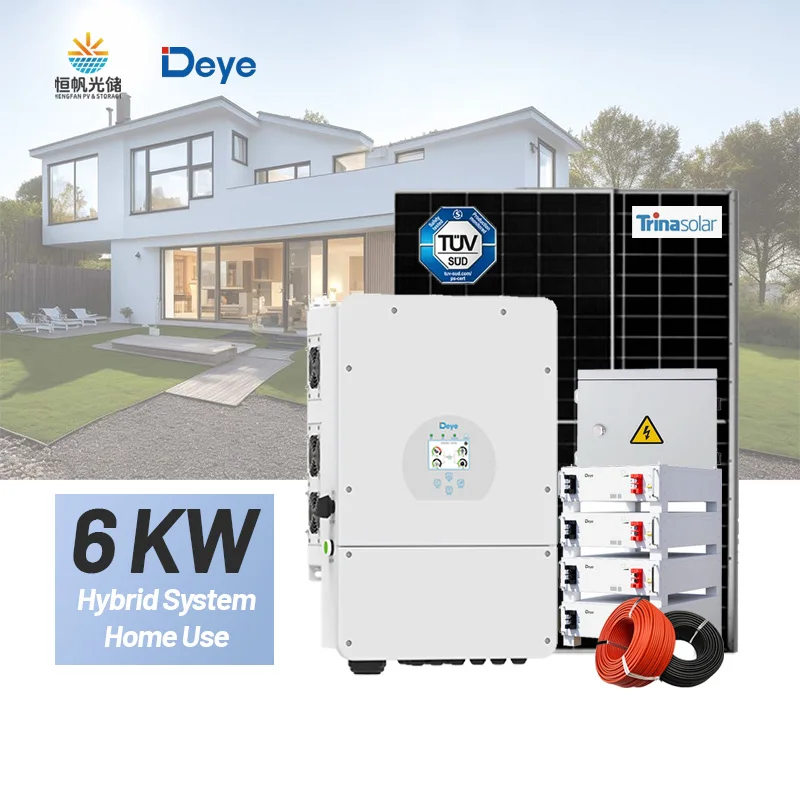 Hybrid 6kw On/Off-Grid Photovoltaic Solar Power Panels With MPPT Complete Energy System Kit Controller For Home Use