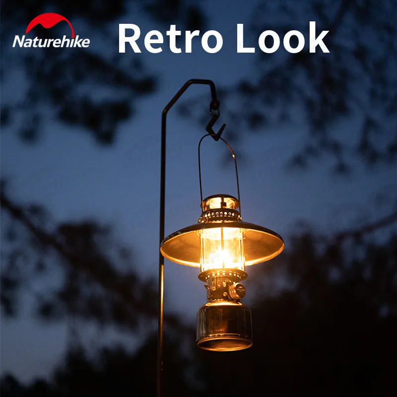 Imagem -02 - Naturehike-retro Camping Gás Lamp Ferramentas de Iluminação ao ar Livre Classic Energy Saving Tent Lights Atmosfera Light Lanterna