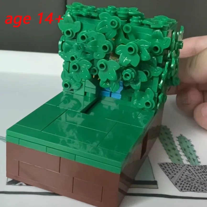 Bloques de construcción MOC en stock, Homer respaldo en los arbustos, tecnología, ladrillos, cumpleaños, Navidad, vacaciones, regalos DIY, juguetes para adultos