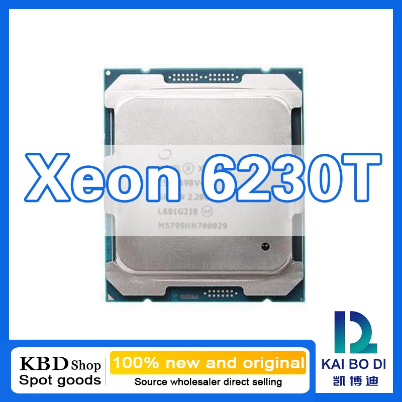 Xeon Gold 6230T CPU 20 Cores 40 Threads 2.10GHz 100% NEW and ORIGINAL CPU Central Processor Unit