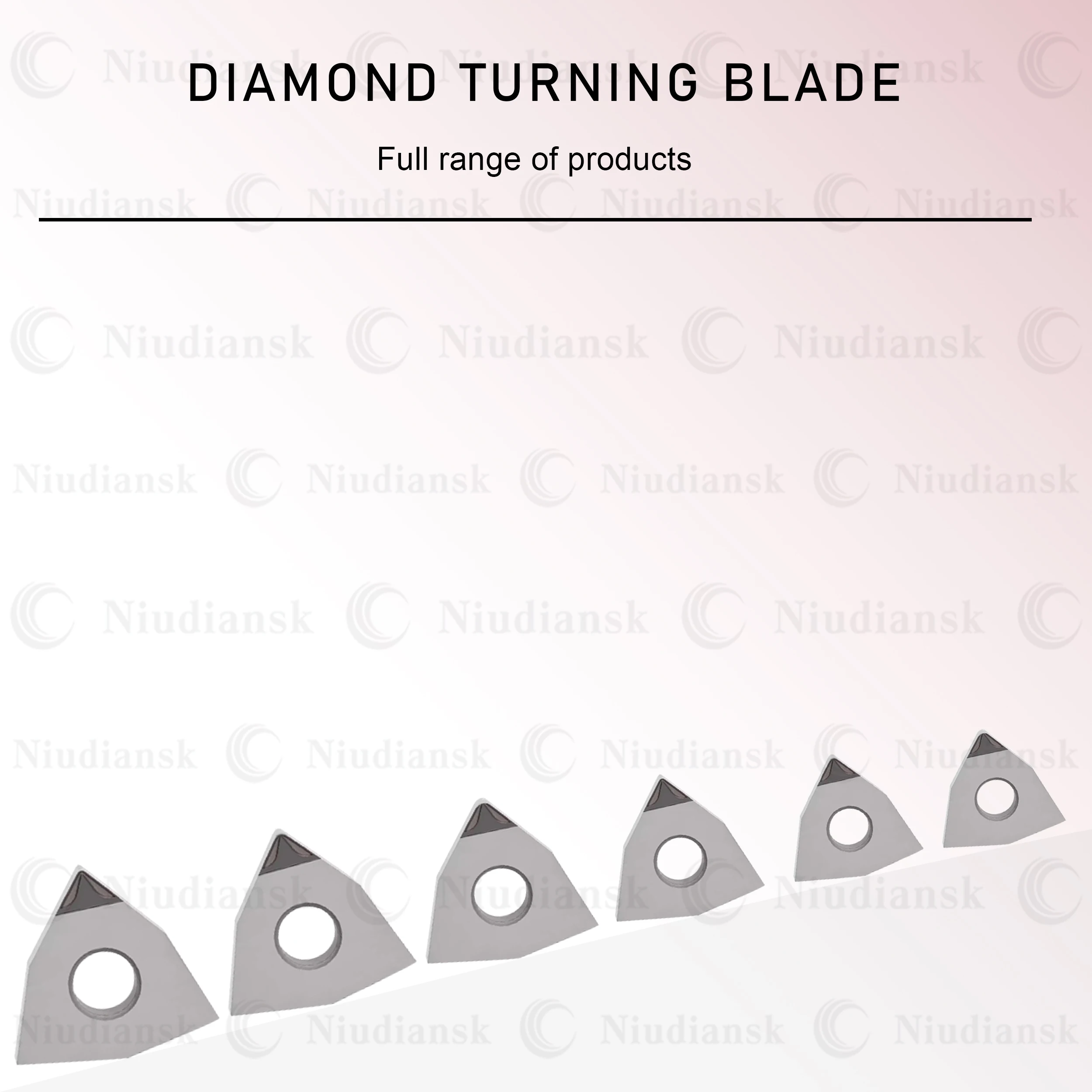 WNMG080402 WNMG080404 WNMG080408 JG PCD Diamond CNC Chip Breaking Blade Cutting Insert slotting chip removal For copper aluminum