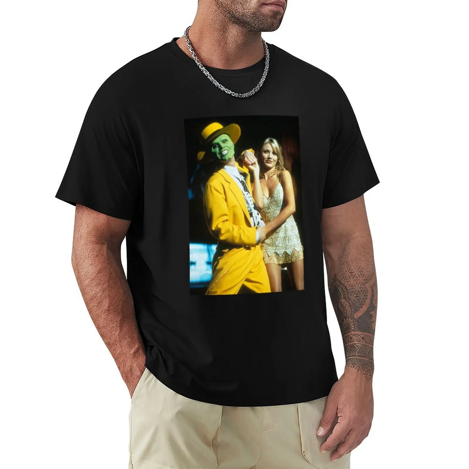 the mask dance T-Shirt t shirt man cotton T-Shirt