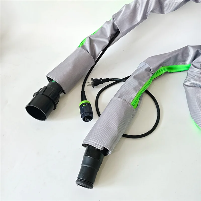 BYBS-couvercle en tissu pour tuyau d'aspiration, couvercle de protection pour tuyau de 3.5M, manchon de protection pour tuyau d'aspirateur, couvercle de protection pour Tube sous vide