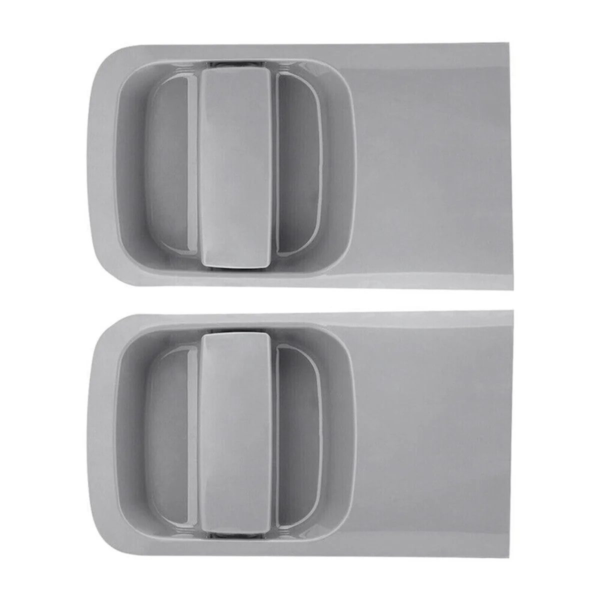 2PCS Left + Right Sliding Exterior Outside Door Handle Grey for Hyundai H1 Grand Starex Imax I800 2007-2023