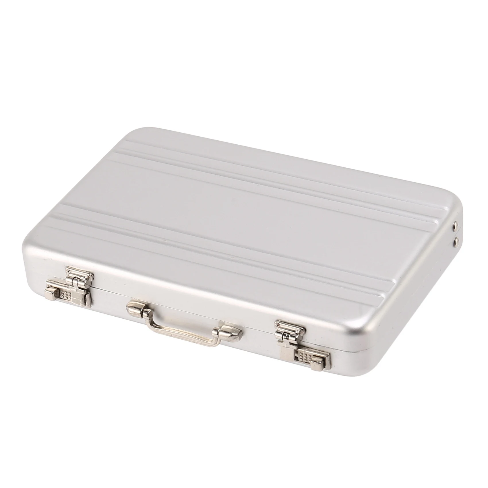 Business card case Mini carry case Card case Card password case Only used for card business cards, etc. Silver