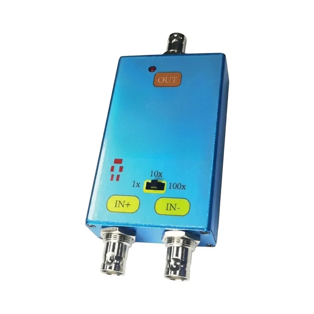 Differential Probe for T100 For Oscilloscope with 10MHz Bandwidth Adjustable Gain and For USB-C Rechargeable Battery