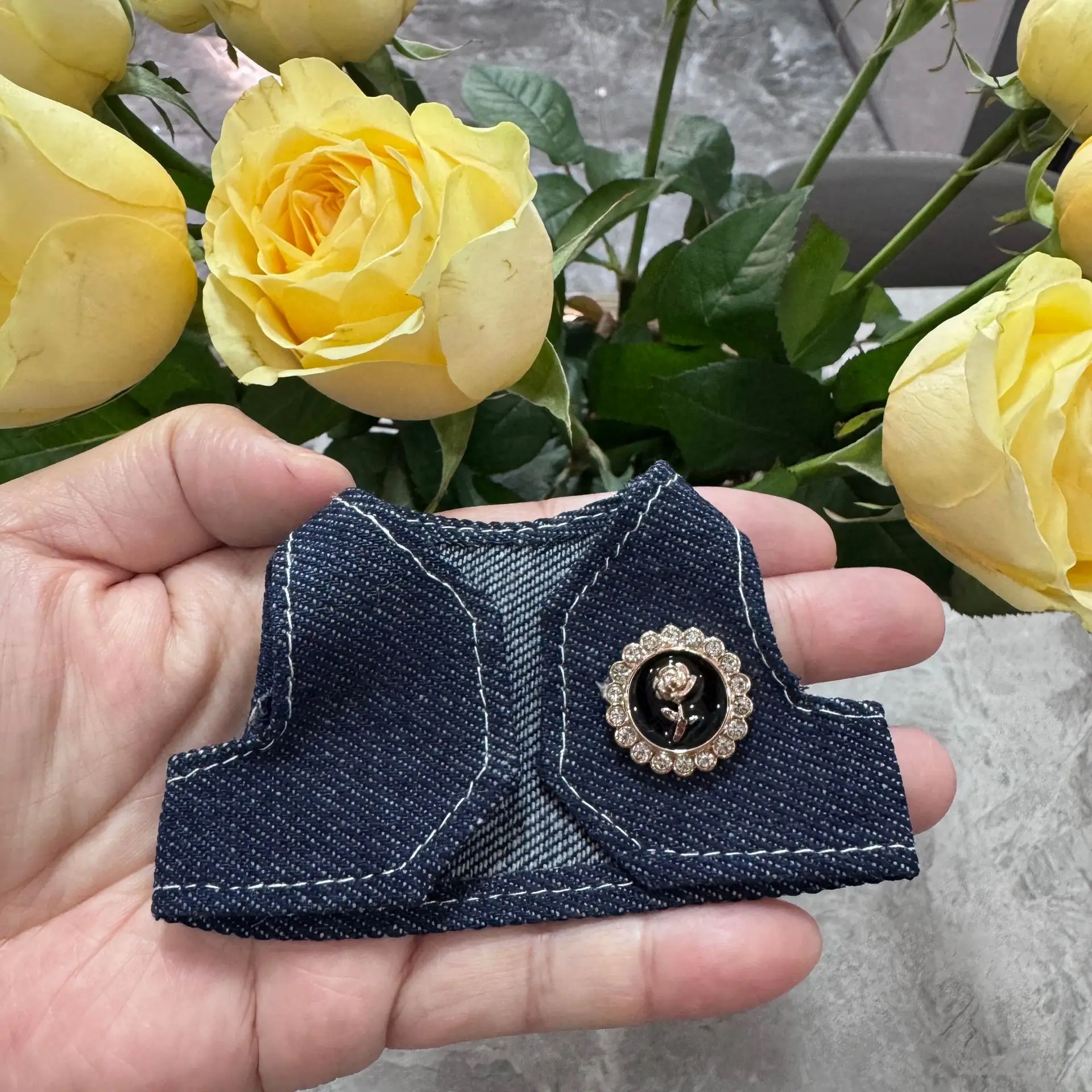 

17 см лабу одежда плюшевая игрушка одежда медведь игрушечный топ джинсовый жилет юбка аксессуары кукла одежда