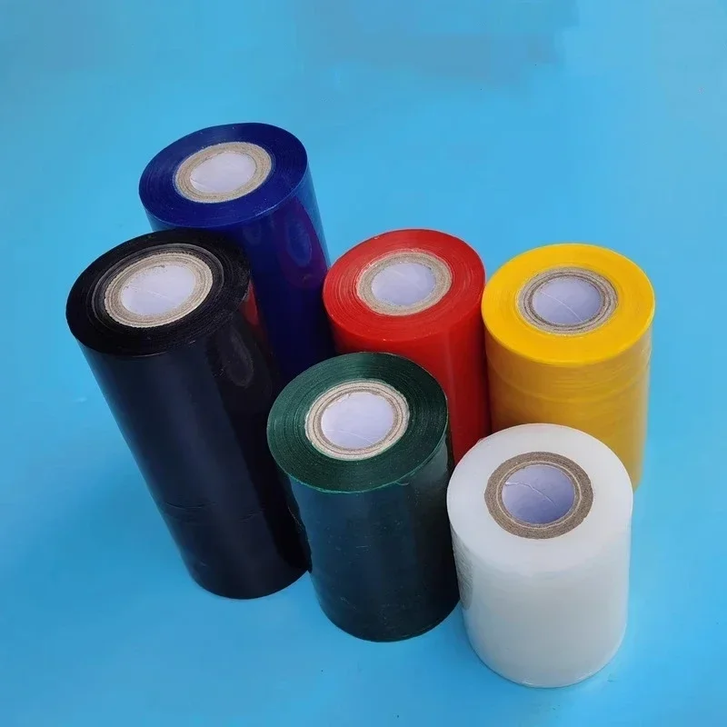 200m Stretch Film PE Black Yellow Opaque Entanglement Packaging Film Take-out Food Leak Proof Seal Transport Waterproof Package