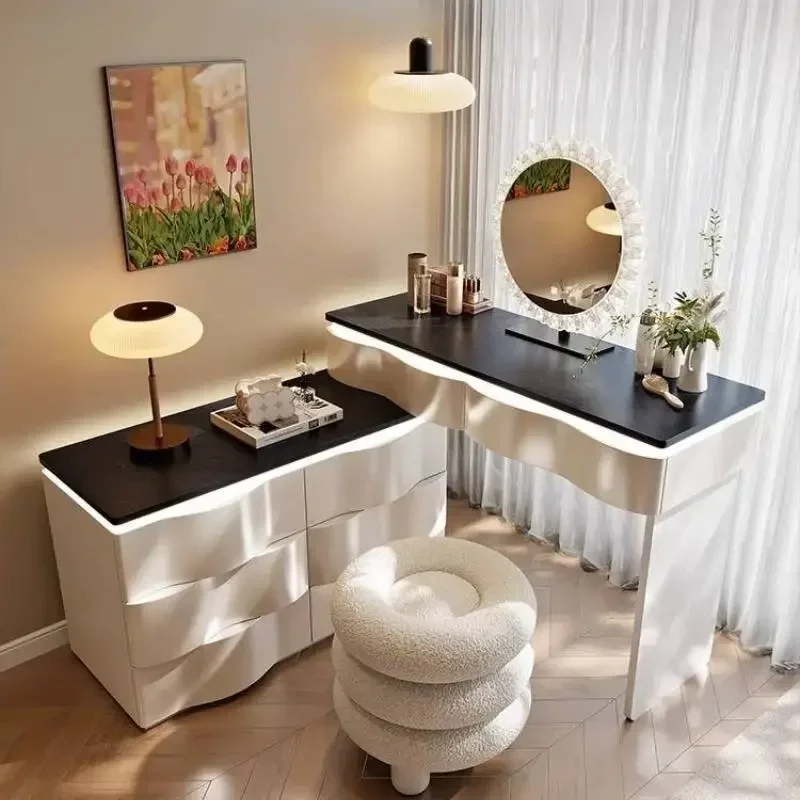 

Modern Storage Makeup Vanity Desk Vintage Decor Cheap Corner Makeup Vanity Desk Europa Mirror Kaptafel Furniture For Bedrooms