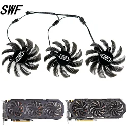 75MM T128010SM 3Pin Cooling Fan For Gigabyte GTX 970 Windforce G1 Graphics Card Cooler Fan PLD08010S12H