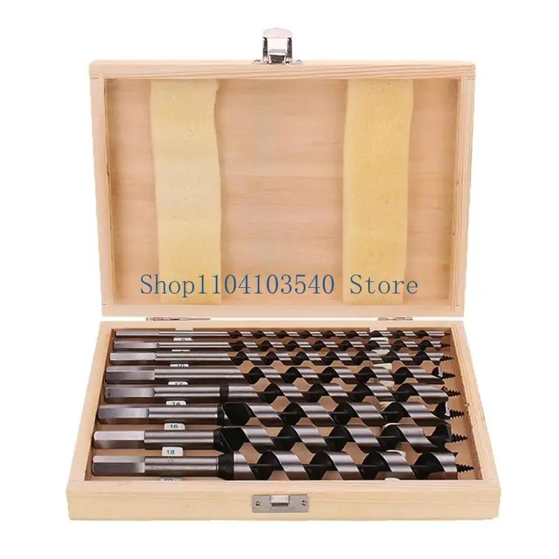 02DC سهلة التخزين خشبية محاصر عالية الكربون الصلب النجارة دعم الحفر 230 طول 6 ~ 20 مللي متر مثقاب النجارة