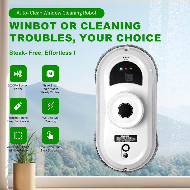 Window cleaning Intelligent window cleaning unit