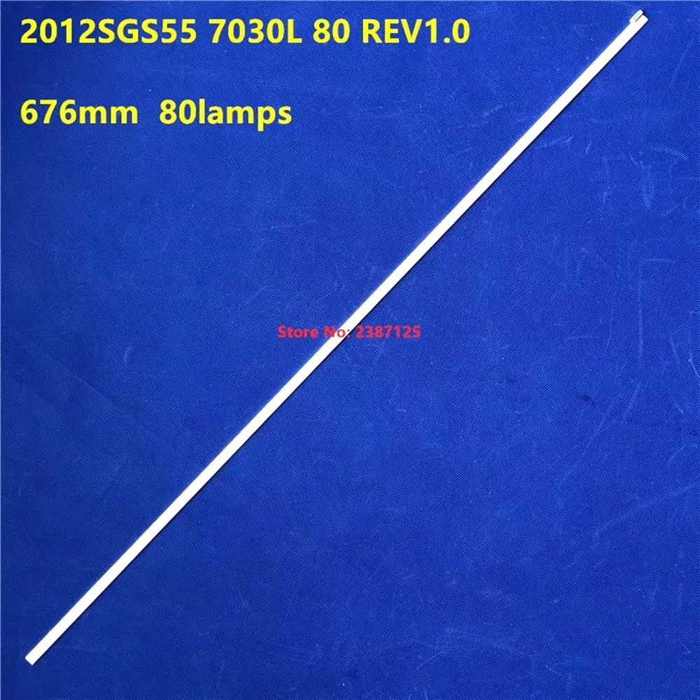 LED Backlight Strip 80lamps For SLED 2012SGS55 7030L 80 REV1.0 LJ64-03479A 55PFL5537H 55PFL5527H 55PFL5507K/12 LTA550HW03