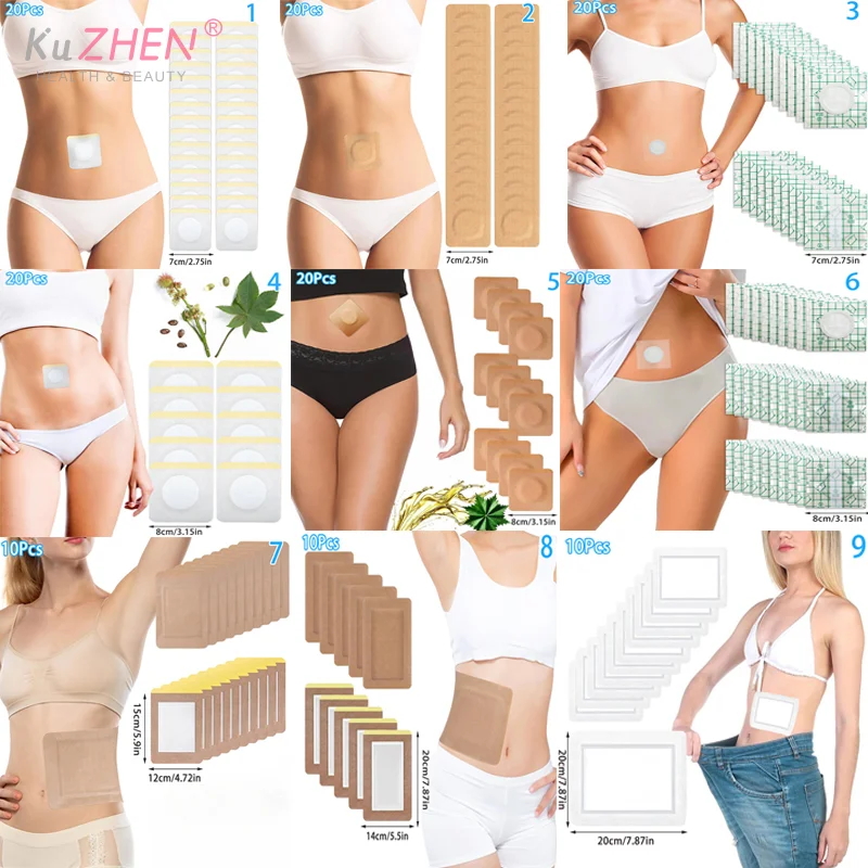 

Сменные одноразовые пакеты с касторовым маслом, самоклеящиеся универсальные клейкие наклейки для пупка, устойчивые к просакам, защитные приспособления для пупка