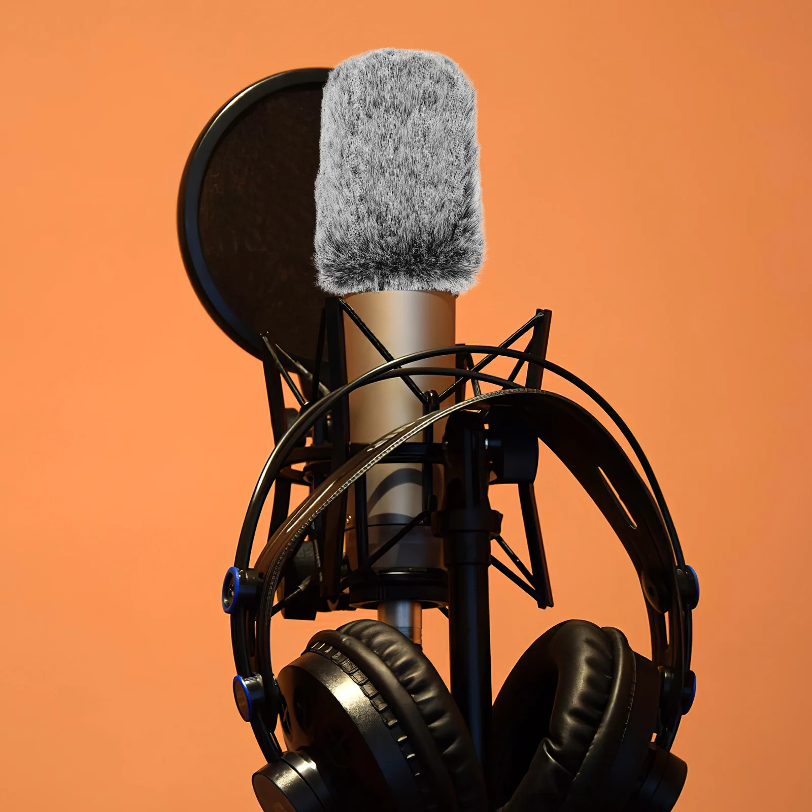 

Thickened Protector Windproof Spray Resistant For Ktv Conference Stage Live Streaming Universal Replacement Mic Cover Microphone