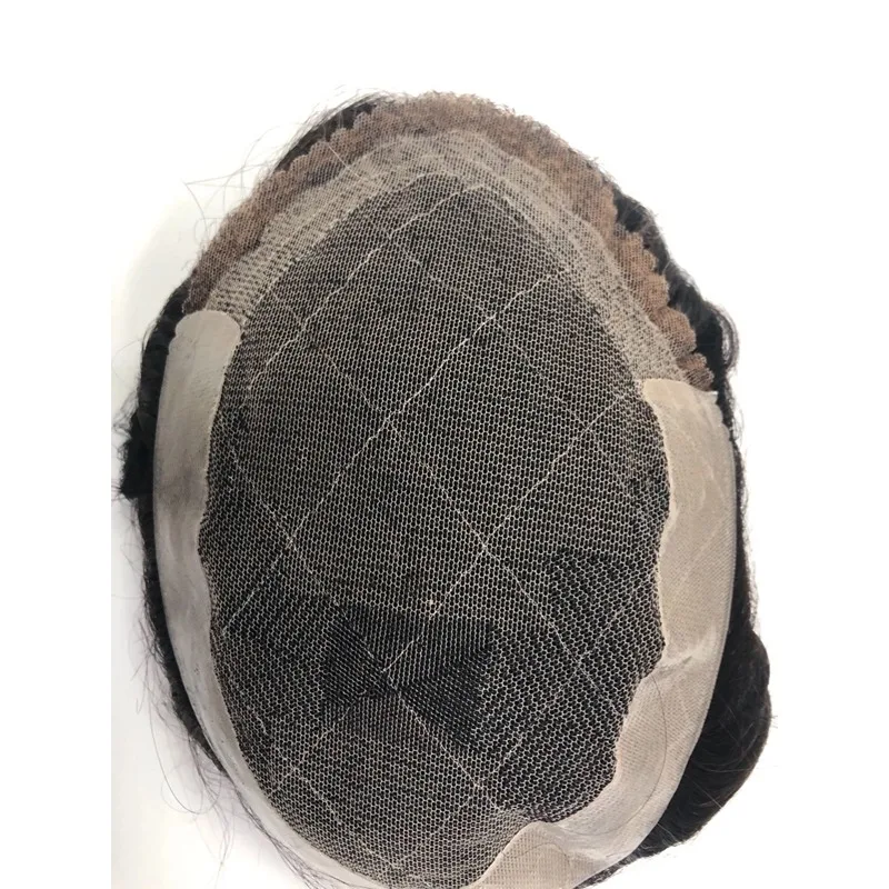 التخليص الدانتيل + بو قاعدة نظام الشعر OCT | شعر بشري مستعار للرجال (منتجات غير مثالية بدون خدمة ما بعد البيع) #3