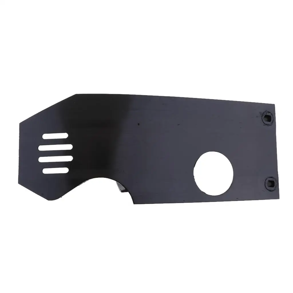 

Metal Engine Plate Guard Aluminum Bash Plate Cover with Exhaust Cutaways for Kick Start 50cc 150cc Pit Bikes