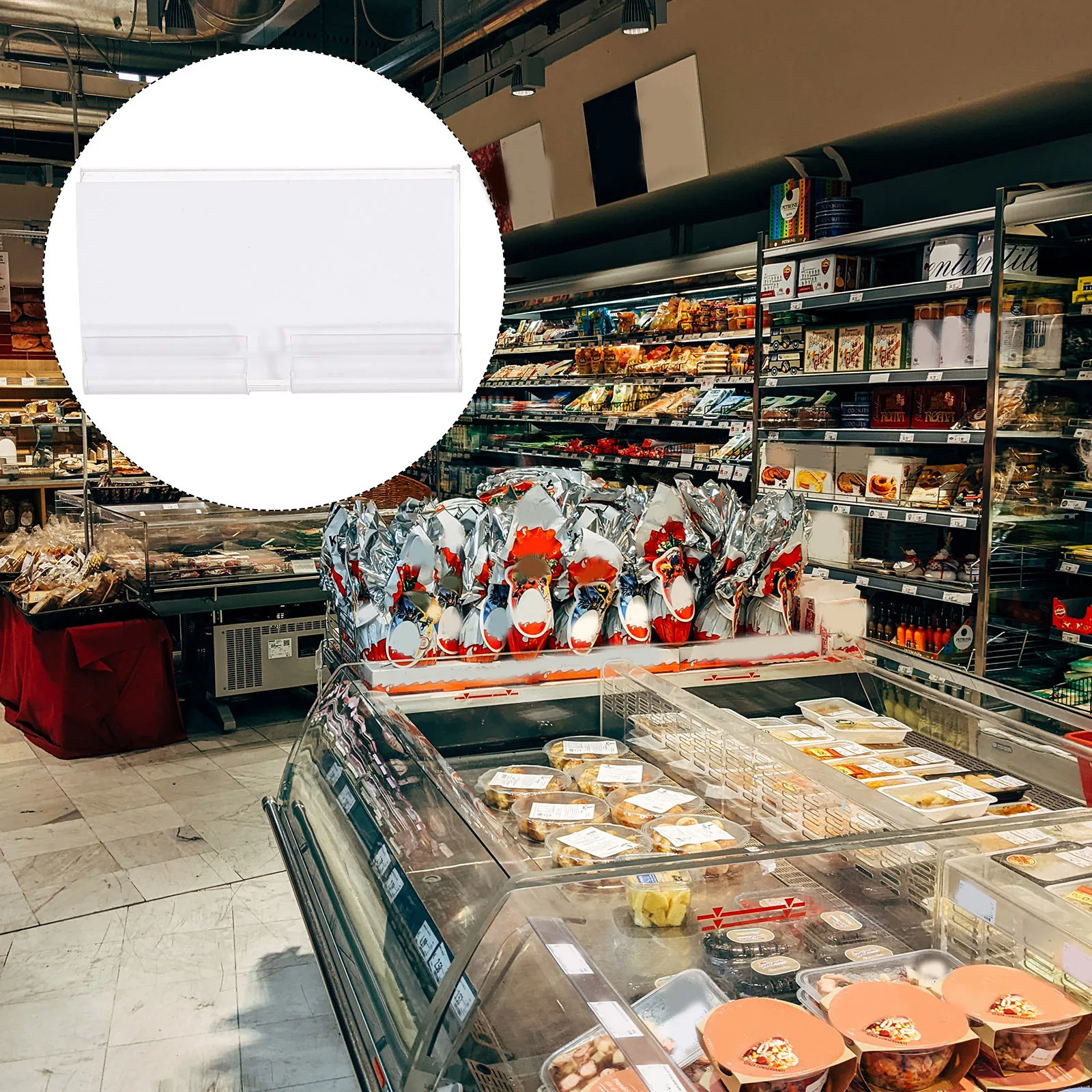 

50 комплектов прозрачных прикрепляемых держателей для этикеток на проволочные стеллажи и контейнеры для хранения