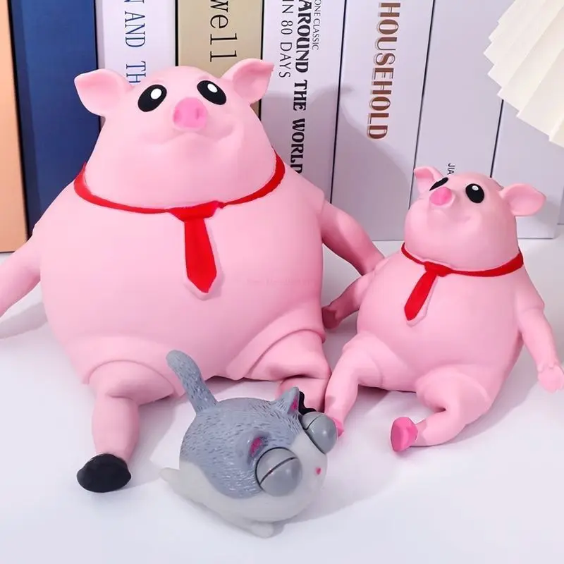 

Cute Squeeze Pink Pigs Antistress Toy Squeeze Animals Kawaii Piggy Doll Stress Relief Toy Decompression Kids Toy Birthday Gift