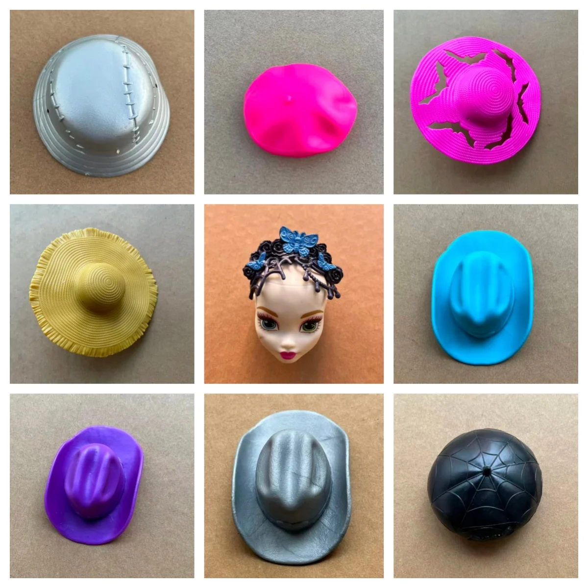Monster Doll Hat Cap Clothes Headband Handbands 1/6 Doll Decors Original Doll Parts Accessories