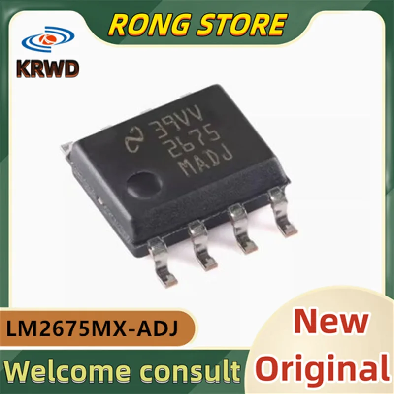 5PCS 2675MADJ New and Original LM2675MX-ADJ/NOPB LM2675MX-ADJ SOIC-8