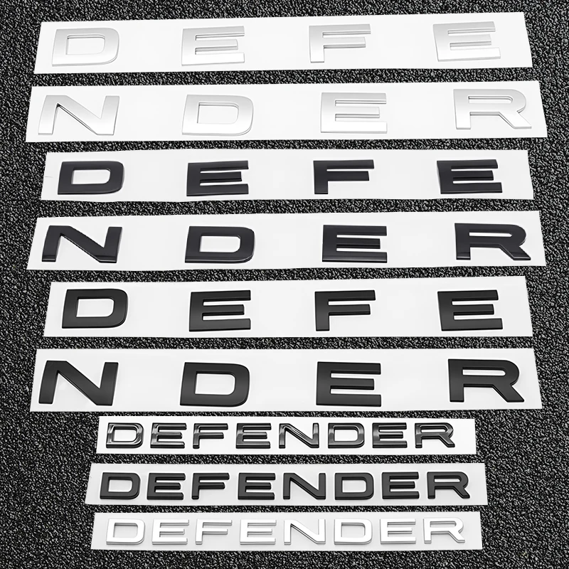 

3D ABS Range Rover Car Bonnet Letters Logo Badge Emblem Sticker Accessories For Land Rover Discovery Defender Sport Evoque HSE.