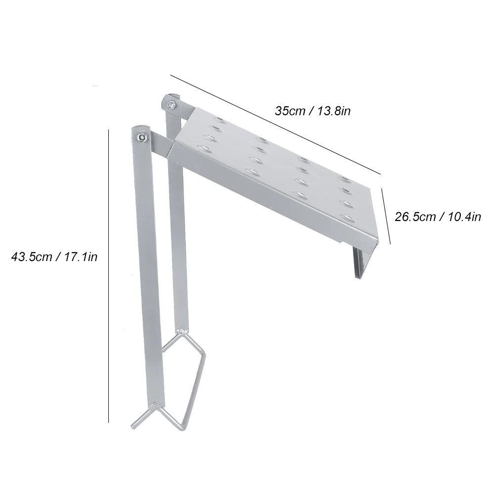 Ladder Work Stand Heavy Duty Movable Anti‑Slip Ladders Working  Stand Accessory Building Supplies Ladders Accessory