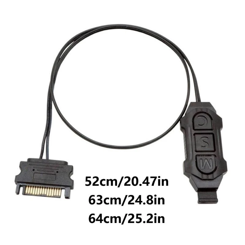 ARGB Controller 5V 3PIN to Extension Cable Light Regulator PC Case Synchronization