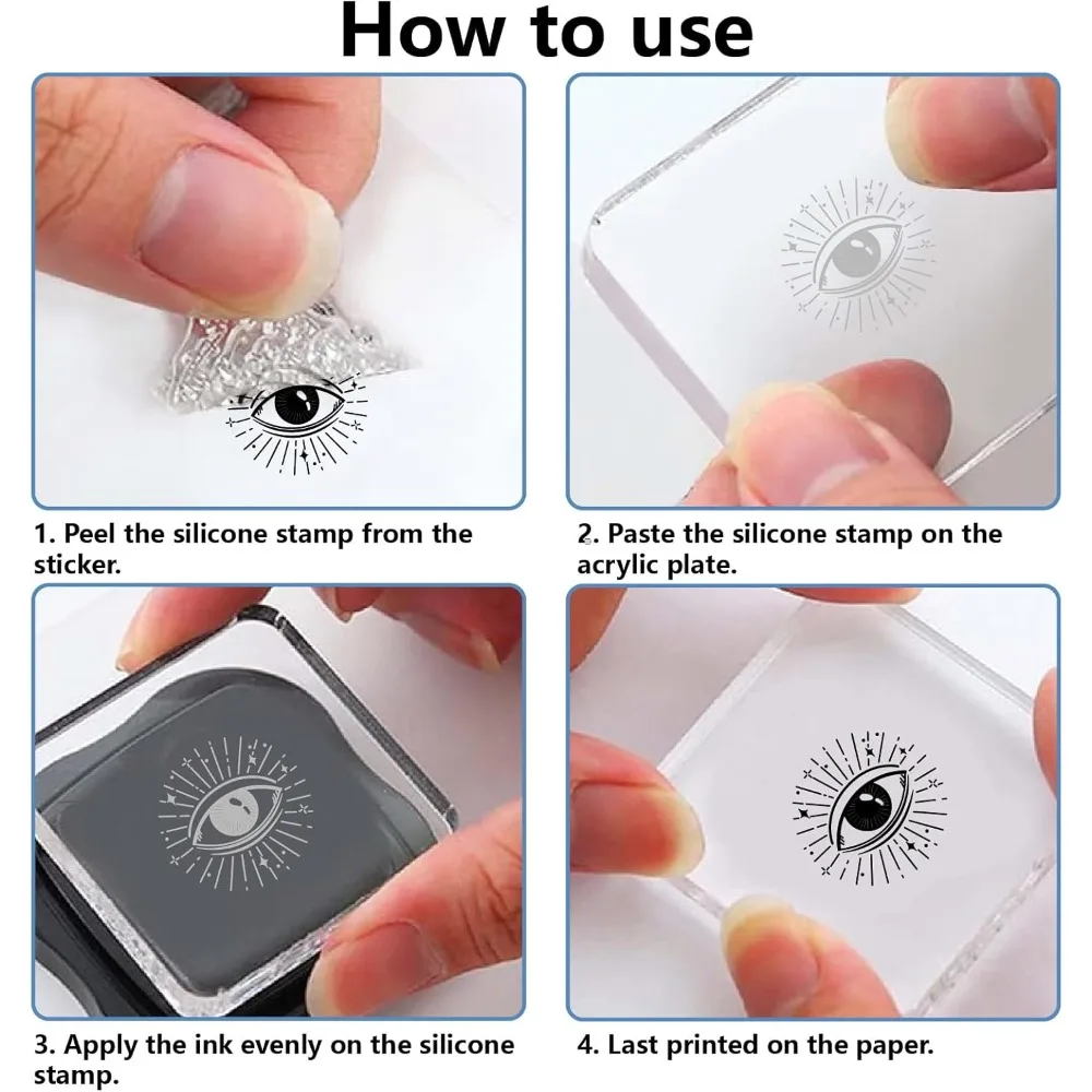 واضح أيقونة Stamps الحياة اليومية الأعمال المنزلية الغسيل الرموز الصغيرة قابلة لإعادة الاستخدام سيليكون المطاط ختم ورقة لصنع بطاقة سكرابوكينغ