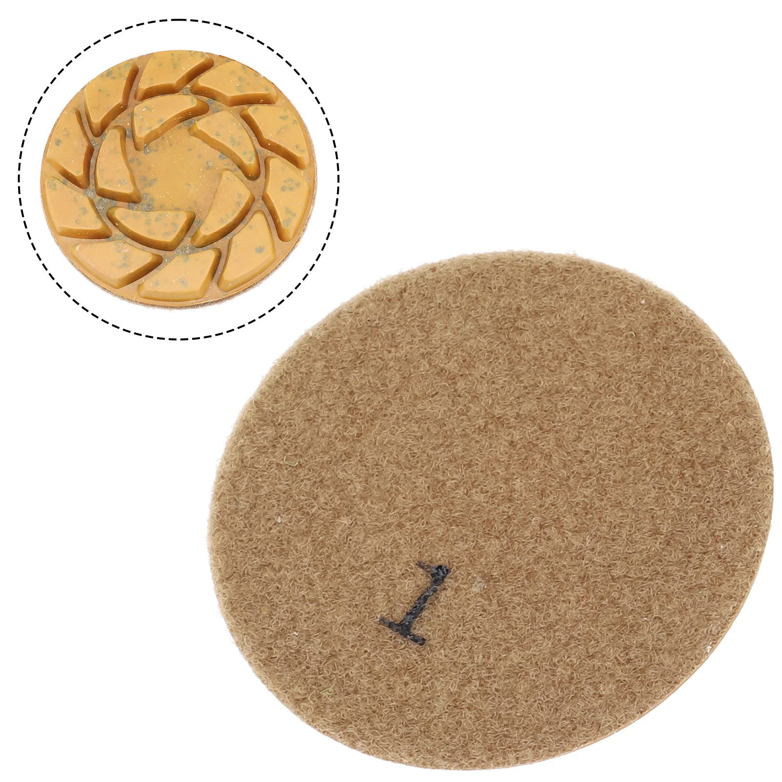 

Набор полировальных дисков из наждачной бумаги (эмери) 4 дюйма (100 мм) для мрамора, бетона, терраццо, камня, для влажной и сухой шлифовки пола, с зернистостью 100, 500, 800, 1000